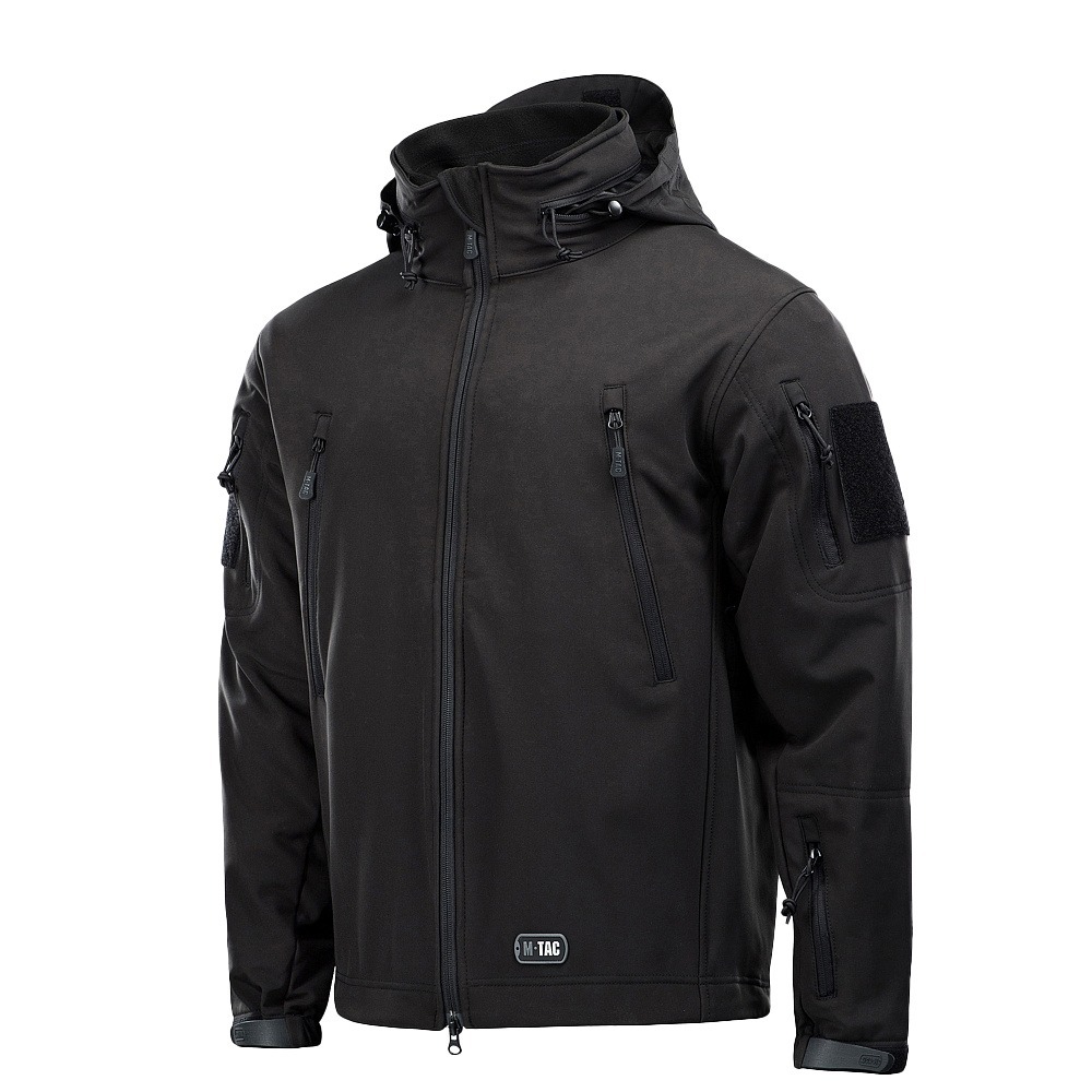 M-tac jacheta Soft Shell cu captuseala Negru M 2